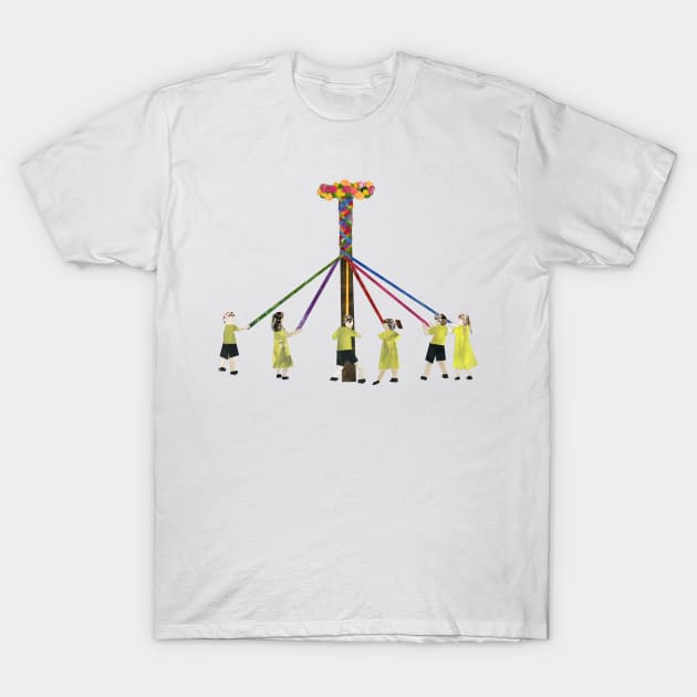 May pole T-Shirt by Babban Gaelg